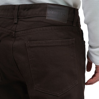 Foto 4 | Foto 4 | Jeans de Mezclilla Mchk Cropped 8071 Cafés para Hombre