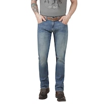 Jeans Vaquero Wrangler Hombre Western Slim Straight 320 Azul