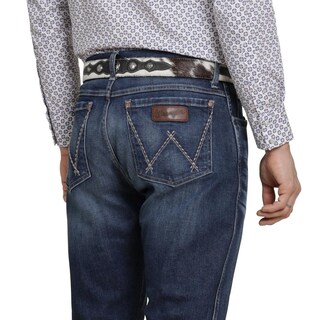Foto 5 | Foto 5 | Jeans Vaquero Wrangler Hombre Retro Slim 286 Azul