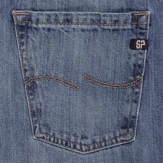 Foto 4 | Foto 4 | Jeans Silver Plate Crotch Rigido 1825 Color Super Stone Slim Fit