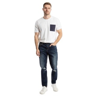 Foto 3 | Foto 3 | Pantalón Slim Straight Hombre Balam Bl1187 Azul Oscuro