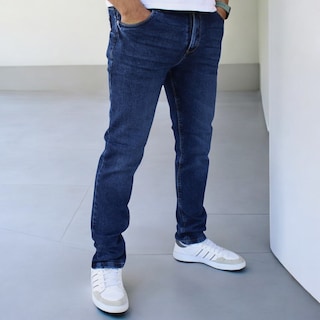 Foto 4 | Foto 4 | Pantalón Slim Fit Mezclilla Azul Petroleo