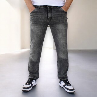Foto 1 | Foto 1 | Pantalón Slim Fit De Mezclilla Gris Obscuro
