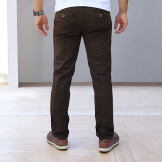 Foto 4 | Foto 4 | Pantalón Slim Fit Gabardina Chocolate