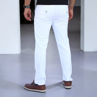 Foto 3 | Foto 3 | Pantalón Slim Fit Gabardina Blanco