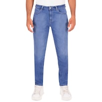 Pantalón Slim Britos Jeans Hombre Mezclilla Azul 803698