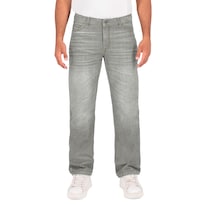 Pantalón Slim Britos Jeans Hombre Mezclilla Gris 803776