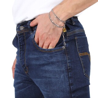 Foto 2 | Foto 2 | Pantalón De Hombre Slim Fit Azul Oscuro