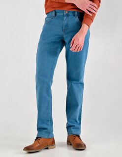 Foto 2 | Foto 2 | Pantalón De Mezclilla Supply Regular Fit 2944 Azul Plumbago