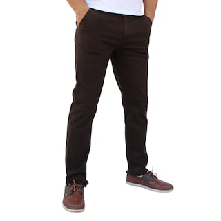 Foto 2 | Foto 2 | Pantalón Recto De Gabardina Stretch Color Chocolate John Silver