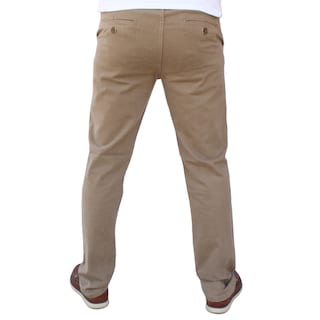 Foto 3 | Foto 3 | Pantalón Recto De Gabardina Stretch Color Caqui John Silver