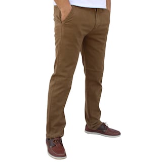 Foto 3 | Foto 3 | Pantalón Recto De Gabarina Stretch Color Caqui Obscuro John Silver