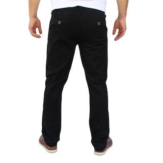 Foto 4 | Foto 4 | Pantalón Recto De Gabardina Stretch Color Negro John Silver