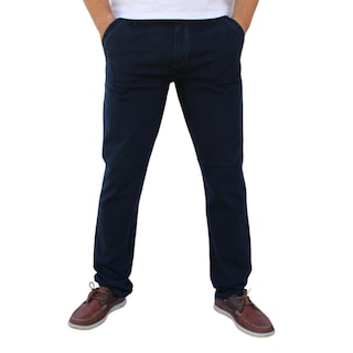 Foto 1 | Foto 1 | Pantalón Recto De Gabardina Stretch Color Petróleo John Silver