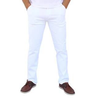 Foto 1 | Foto 1 | Pantalón Recto De Gabardina Stretch Color Blanco John Silver