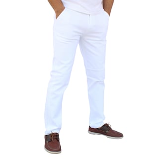 Foto 2 | Foto 2 | Pantalón Recto De Gabardina Stretch Color Blanco John Silver