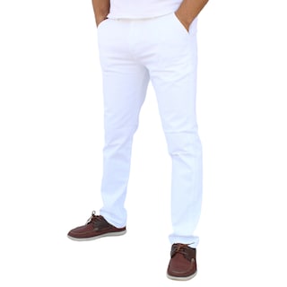 Foto 3 | Foto 3 | Pantalón Recto De Gabardina Stretch Color Blanco John Silver