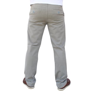 Foto 4 | Foto 4 | Pantalón Recto De Gabardina Stretch Color Gris Claro John Silver