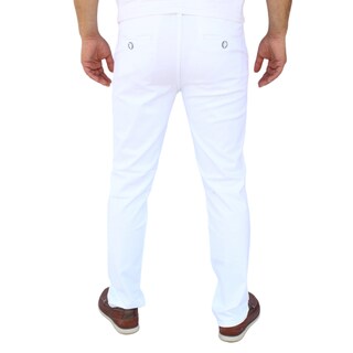 Foto 4 | Foto 4 | Pantalón Recto De Gabardina Stretch Color Blanco John Silver