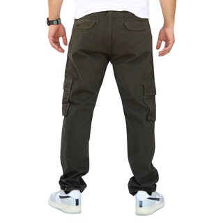 Foto 5 | Foto 5 | Pantalón Cargo Recto De Gabardina Verde Militar John Silver