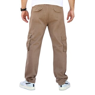 Foto 5 | Foto 5 | Pantalón Cargo Recto De Gabardina Caqui John Silver