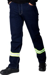 Foto 4 | Foto 4 | Pantalón De Hombre Vaquero Grueso Con Reflejante