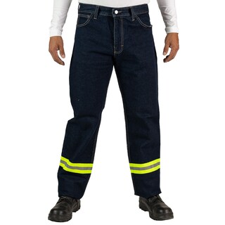 Foto 1 | Foto 1 | Pantalón De Hombre Vaquero Grueso Con Reflejante