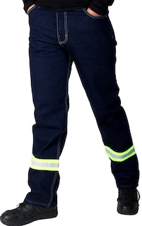 Foto 4 | Foto 4 | Pantalón De Hombre Vaquero Grueso Con Reflejante