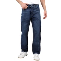 Pantalón De Hombre Vaquero Mezclilla Gruesa Azul Stone Whiskas