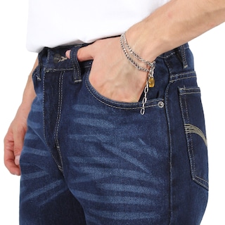 Foto 2 | Foto 2 | Pantalón De Hombre Vaquero Grueso Azul Stone Whiskas