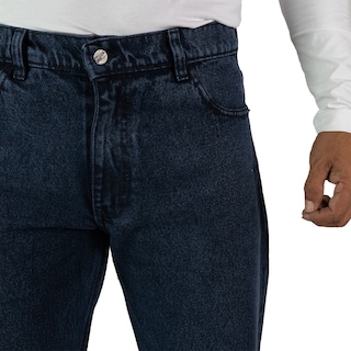 Foto 3 | Foto 3 | Pantalón De Hombre Vaquero Grueso Azul Petroleo
