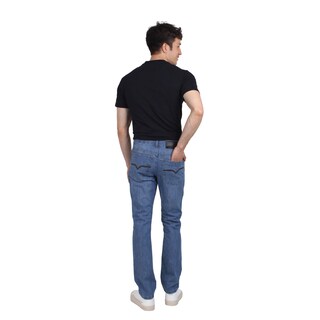 Foto 3 | Foto 3 | Pantalón De Hombre Hapy Recto Mezclilla Azul Claro