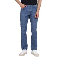 Pantalón De Hombre Hapy Recto Mezclilla Azul Claro