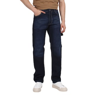 Foto 1 | Foto 1 | Pantalón De Hombre Vaquero Grueso Tipo Carpintero Azul Oscuro