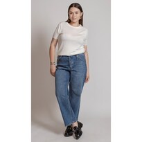 Pantalón Straight Curvy Balam Bl7179 Azul Oscuro