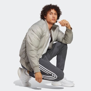 Foto 5 | Foto 5 | Pants Adidas Essentials 3 Franjas Gris para Hombre