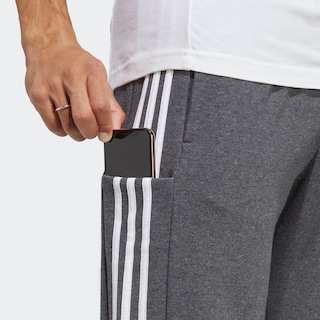 Foto 7 | Foto 7 | Pants Adidas Essentials 3 Franjas Gris para Hombre