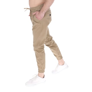 Foto 5 | Foto 5 | Jogger Slim De Gabardina Para Hombre Color Beige Chb Chili Beans Clothing Co.