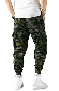 Foto 2 | Foto 2 | Pantalón Cargo Jogger Bolsas Skinny Camuflaje Hombre Shendy Vendy