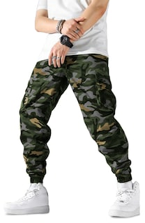 Foto 3 | Foto 3 | Pantalón Cargo Jogger Bolsas Skinny Camuflaje Hombre Shendy Vendy