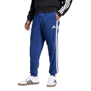 Foto 2 | Foto 2 | Pants Essentials 3 Franjas Tejidos Adidas Azul Hombre