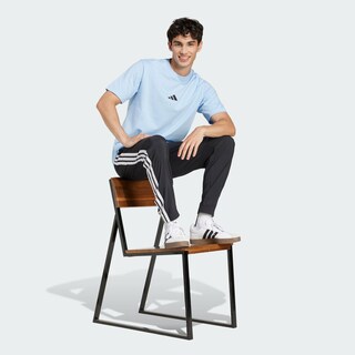 Foto 5 | Foto 5 | Pants Essentials 3 Franjas Tejidos Adidas Negro Hombre