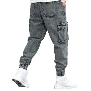 Foto 2 | Foto 2 | Pantalón Jogger Britos Jeans Hombre Mezclilla Gris 803520