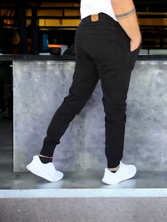 Foto 2 | Foto 2 | Pantalón Jogger Liso Negro John Silver