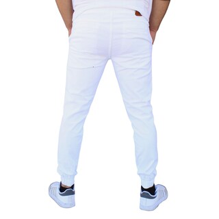 Foto 3 | Foto 3 | Pantalón Jogger Liso Blanco John Silver