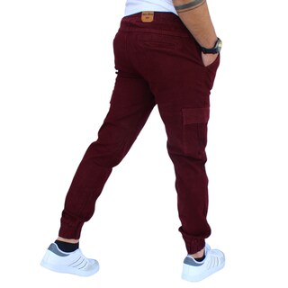 Foto 2 | Foto 2 | Pantalón Jogger Cargo Vino John Silver