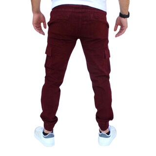 Foto 3 | Foto 3 | Pantalón Jogger Cargo Vino John Silver