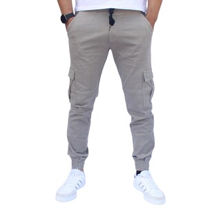Foto 1 | Foto 1 | Pantalón Jogger Cargo Gris Claro John Silver