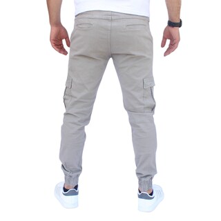 Foto 3 | Foto 3 | Pantalón Jogger Cargo Gris Claro John Silver