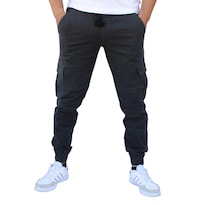Pantalón Jogger Cargo Gris Obscuro John Silver